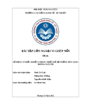 Bài tập lớn Ngoại vi ghép nối: Sử dụng vi điều khiển AT89S52 thiết kế hệ thống đèn giao thông ngã tư