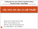 Cấu trúc dữ liệu và giải thuật - Dương Thành Phết