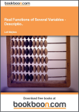 Real Functions of Several Variables - Examples of Description of Surfaces Partial Derivatives, Gradient, Directional Derivative and Taylor’s Formula Calculus 2c-2
