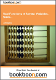 Real Functions of Several Variables - Examples of Nabla Calculus, Vector Potentials, Green’s Identities and Curvilinear Coordinates, Electromagnetism and Various other Types Calculus 2c-10