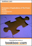 Examples of Applications of The Power Series Method By Solution of Differential Equations with Polynomial Coefﬁcients Calculus 3c-4