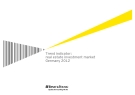 Trend indicator:  real estate investment market  Germany 2012