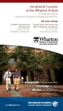 Investment Courses at the Wharton School