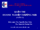 Quản trị doanh nghiệp thương mại (P2) - Chương 5: Quản trị kinh doanh du lịch