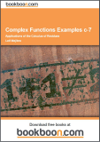Complex Functions Examples c-7 Applications of the Calculus of Residues