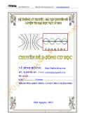 Hệ thống lý thuyết - bài tập chuyên đề luyện  thi đại  học vật lý 2013, chuyên đề 3:  sóng cơ học