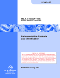 Instrumentation Symbols and Identification STANDARDISA-5.1-1984 (R1992)