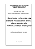 LUẬN VĂN:TÌM HIỂU CÁC HƯỚNG TIẾP CẬN BÀI TOÁN PHÂN LOẠI VĂN BẢN VÀ XÂY DỰNG PHẦN MỀM PHÂN LOẠI TIN TỨC BÁO ĐIỆN TỬ