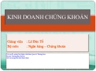 KINH DOANH CHỨNG KHOÁN