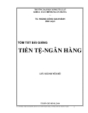 Bài giảng Tiền tệ ngân hàng