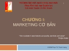 CHƯƠNG I: MARKETING CƠ BẢN