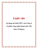 Luận văn: Áp dụng mô hình MVC của Công ty cổ phần công nghệ thanh toán Việt Nam (Vinapay)