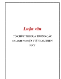 Luận văn: TỔ CHỨC THI ĐUA TRONG CÁC DOANH NGHIỆP VIỆT NAM HIỆN NAY