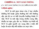 Chương 6: Nút giao thông