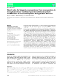 báo cáo khoa hoc : Novel roles for biogenic monoamines: from monoamines in transglutaminase-mediated post-translational protein modiﬁcation to monoaminylation deregulation diseases