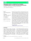 báo cáo khoa hoc : Filamentous actin is a substrate for protealysin, a metalloprotease of invasive Serratia proteamaculans