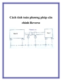 Cách tính toán phương pháp cân chỉnh Reverse 