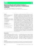 Báo cáo khoa hoc : Substrate-induced conformational changes in Plasmodium falciparum guanosine monophosphate synthetase