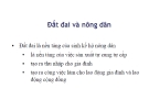 Đất đai và nông dân