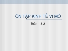 ÔN TẬP KINH TẾ VI MÔ 