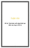 Đề tài: Tình hình xuất nhập khẩu hạt điều của công ty Mỹ Lệ