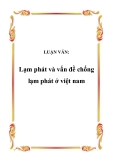 LUẬN VĂN:Lạm phát và vấn đề chống lạm phát ở việt nam 