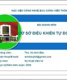 CƠ SỞ ĐIỀU KHIỂN TỰ ĐỘNG - Học Viện Bưu Chính Viễn Thông