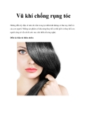 Vũ khí chống rụng tóc