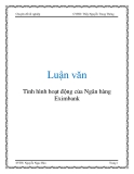 Đề tài: Tình hình hoạt động của Ngân hàng Eximbank