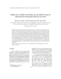 Báo cáo "  Nghiên cứu vi khuẩn ưu thế tham gia chu trình Fe trong các điều kiện môi trường khác nhau tại Việt Nam "