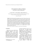 Báo cáo " Cell suspension culture of Zedoary (Curcuma zedoaria Roscoe) "