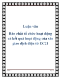 ban chat to chuc hoat dong va ket qua hoat dong cua san giao dich thương mại điện tử ec21