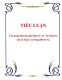 TIỂU LUẬN: Ứng dụng thương mại điện tử vào việc đăng ký Mã Số Thuế Cá Nhân(MSTCN)