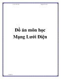 Đồ án tốt nghiệp:  Mạng Lưới Điện