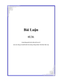 Đề tài:  Hoạt động phát hành niêm yết của cổ phiếu của các công ty cổ phần trên thị trường chứng khoán Việt Nam hiện nay