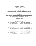 Đề tài:Thị trường Bảo hiểm nông nghiệp và một số giải pháp phát triển thị trường bảo hiểm nông nghiệp ở Việt Nam
