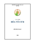 Giáo trình hóa học vô cơ  B - Trường Đại học Đà Lạt