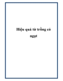 Hiệu quả từ trồng cỏ ngọt