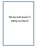 Bài học kinh doanh về những con búp bê