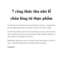 7 công thức thu nhỏ lỗ chân lông từ thực phẩm