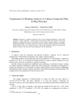 Báo cáo "  Experiment for Bending Analysis of 3-phase Composite Plate in Ship Structure "