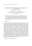 Báo cáo "  Composite cylinder under unsteady, axisymmetric, plane temperature field "