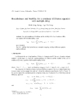 Báo cáo " Boundedness and Stability for a nonlinear difference equation with multiple delay "