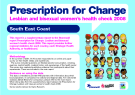 Prescription for Change - Lesbian and bisexual women’s health check 2008