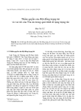 Báo cáo " Thẩm quyền của Hội đồng trọng tài và vai trò của Tòa án trong quá trình tố tụng trọng tài "