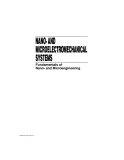 NANO- AND MICROELECTROMECHANICAL SYSTEMS Fundamentals of Nano- and Microengineering© 2001