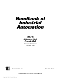Handbook of Industrial Automation edited by Richard L. Shell Ernest L. HallUniversity