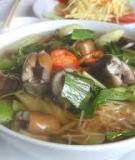 Canh bắp chuối lươn