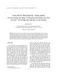 Báo cáo "  Trung tâm kỹ thuật tổng hợp - hướng nghiệp với chủ trương xây dựng "Trường học thân thiện, học sinh tích cực" và tích hợp giáo dục bảo vệ môi trường "