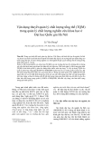 Báo cáo " Vận dụng thuyết quản lý chất lượng tổng thể (TQM) trong quản lý chất lượng nghiên cứu khoa học ở Đại học Quốc gia Hà Nội "